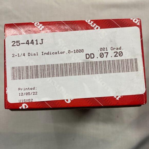 Starrett 25-244 Dial Indicator 0-.100" Range 0-40 Dial - Picture 4 of 10
